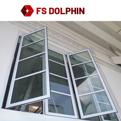 Waterproof Aluminum Casement Window Double Glazed Tilt And Turn Window