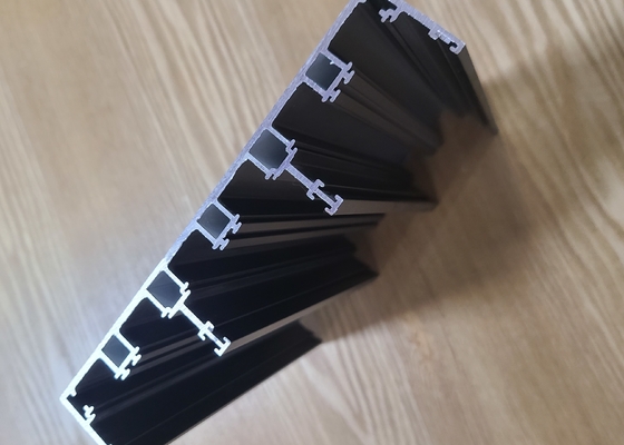 6063 Aluminum Door Frame Extrusions Flash Metal Powder Coated Aluminium Section